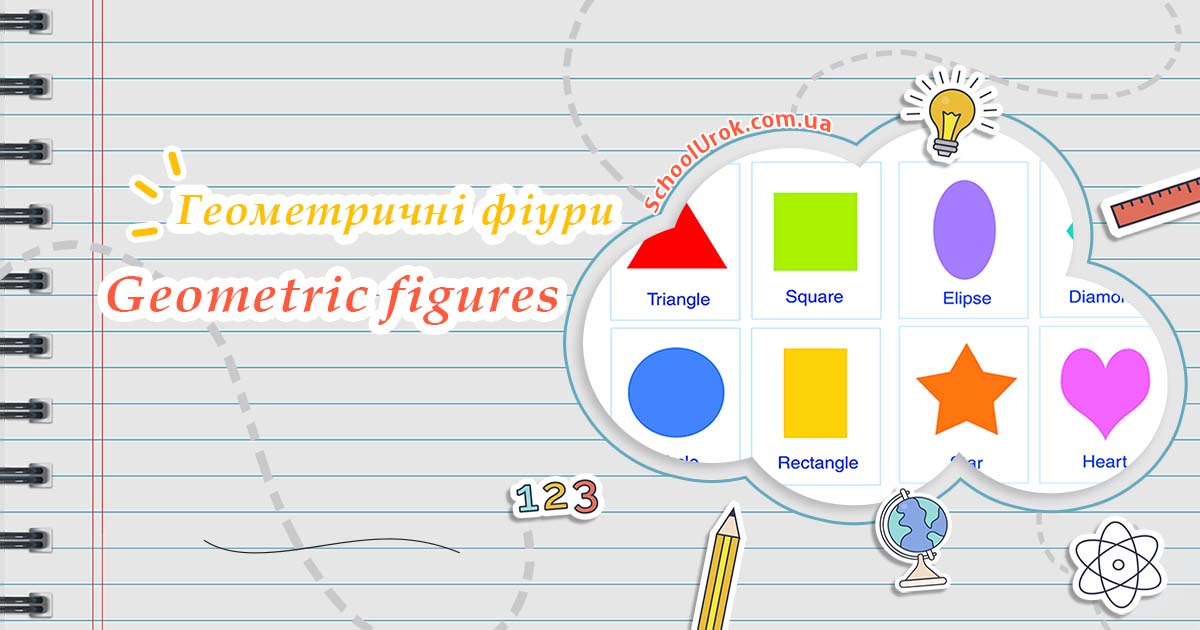 Геометричні фігури на англійській мові