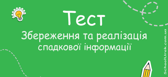 Збереження та реалізація спадкової інформації