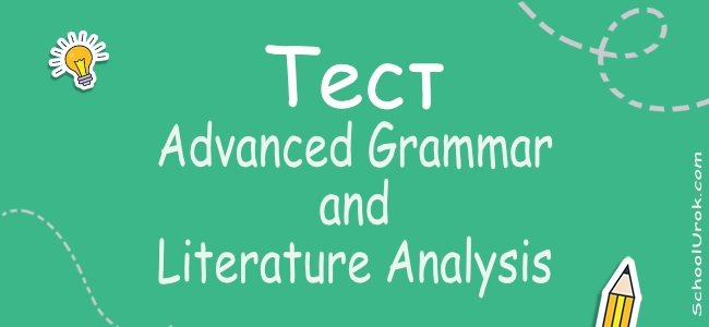 Advanced Grammar and Literature Analysis